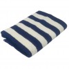 Pool Towel Blue White Striped