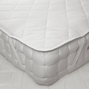 Mattress Protector PolyCotton Quilted Flat 91 x 190 Single