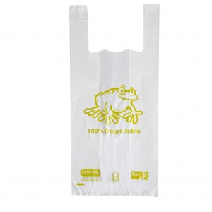 Singlet Bags Biodegradable Small White 220x220x435mm