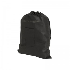 Non-Woven Black Laundry Bag