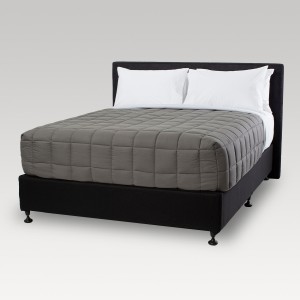 Charcoal Boxed Microfibre Quilt - King