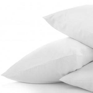 Pillowslip White PolyCotton 51x76+15cm