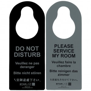 DNDPlease Service My Room Outdoor Doorknob Signs