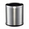 10L SS Round Brushed Dual Layer Bin 255dx270mmh