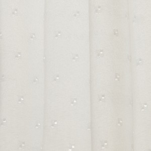 Shower Curtain 220x180cm Weighted -White
