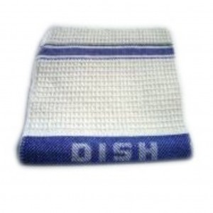 Dishcloths Blue Stripe Waffle (10)