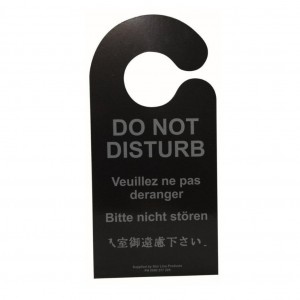 Do Not Disturb Sign w Plain Reverse (10)