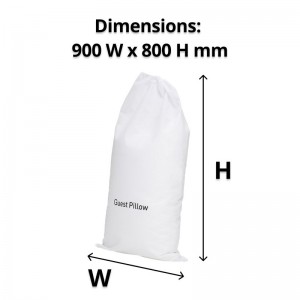Non-Woven White Pillow Bag