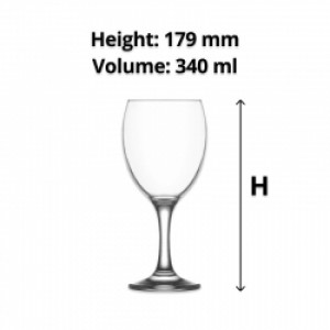 LAV Empire Wine Glass 340ml (24)