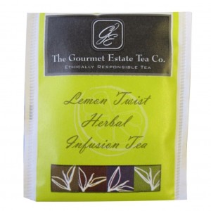 Gourmet Estate Lemon Envelope Tea 100