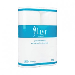 Livi Essentials Toilet Tissue 2ply 400sh 6x 6pc 36