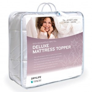 Drylife Deluxe Mattress Topper Luxury White Californian King