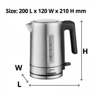 Nero Select Brushed S/S Kettle 1L
