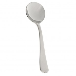 Connoisseur Auberge 180 Polished Stainless Steel Soup Spoon 12
