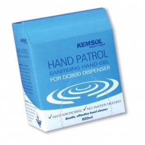 Kemsol Hand Patrol 800ml Cartridge for DC800 Dispenser