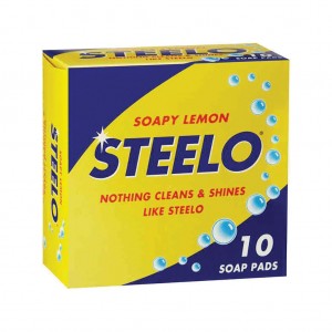 Steelo Scourer Soapy Lemon 10pk