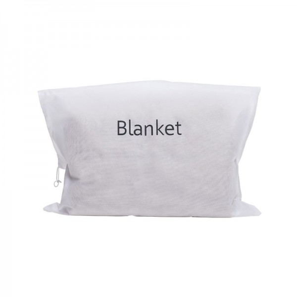 Black Non Woven Guest Pillow Bag 
